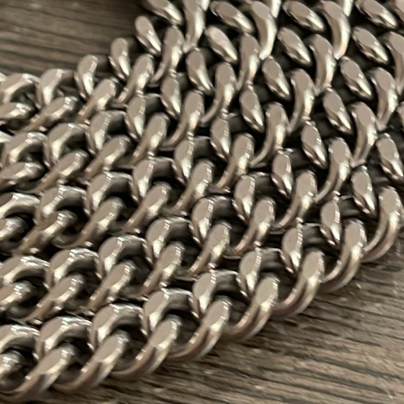 Vintage Silver-tone Extra Long Cuban Link Chain 35.5” - Picture 15 of 15